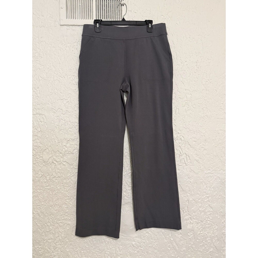 Duluth Trading NoGA Naturale Cotton Knit Bootcut Pants SZ Large 34x31 Pull on